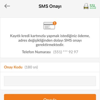 Trendyol Telefon Numarası Güncelleme