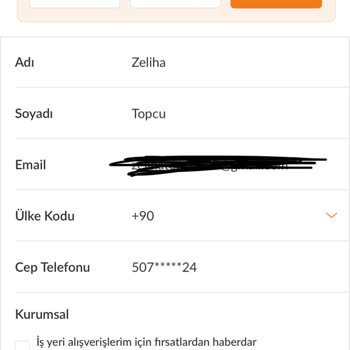 Trendyol Telefon Numarası Güncelleme