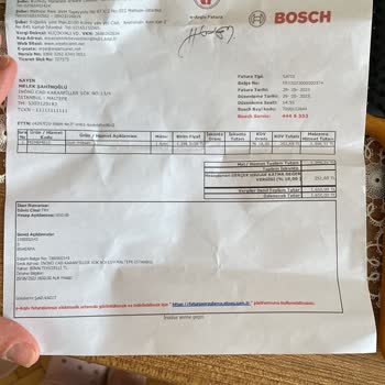 Bosch Küçük Ev Aleti (blender) Şikayeti