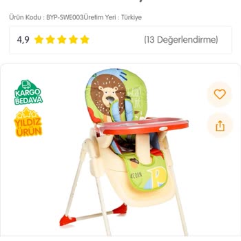 Baby Plus Sweet Mama Sandalyesi