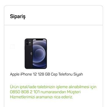 A101 Sipariş İptalini Kabul Etmiyor.