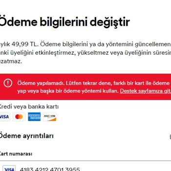 Spotify Ödeme Yapılamadı Hatası