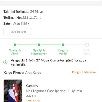 Trendyol 9 Gündür Teslim Edilemeyen Kargo Ve İptal Edememem