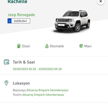 ZipCar Araçta Unutulan Eşya