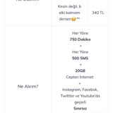Türk Telekom Selfy Avantajlı Limitsiz Sosyal Tarifesi 20 GB İnternet!