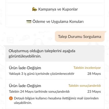Trendyol Paramı İade Etmiyor