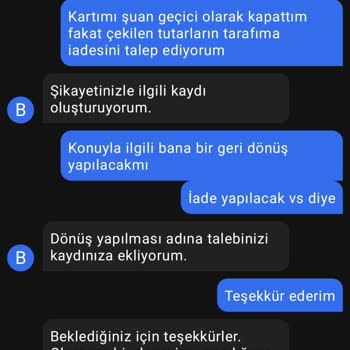 Getir Adına Kartımdan Para Çekildi