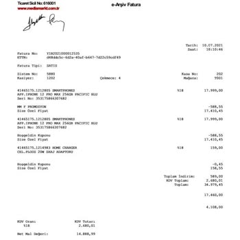 iPhone Apple Garantisi Devam Eden Üründen 21.000 TL Haksız Talep