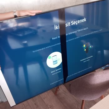 Sıfır 2023 Model Kırık Televizyon, İlgisiz Samsung