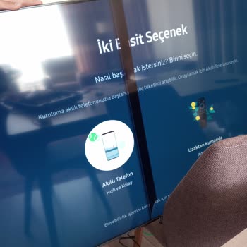 Sıfır 2023 Model Kırık Televizyon, İlgisiz Samsung