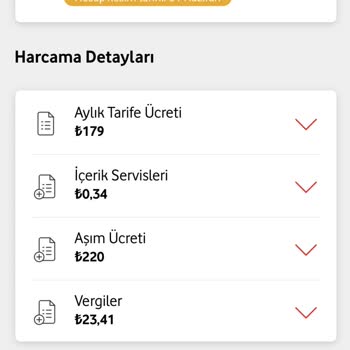 Vodafone Aşım Ücreti Otomatik Ödemesini Kapatma