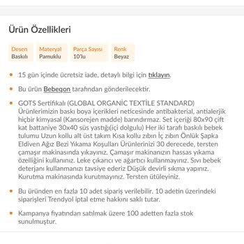 Bebeqon Kalitesiz Ürün Baskısı