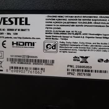 Vestel Akıllı Televizyonu Sürekli Arıza Veriyor