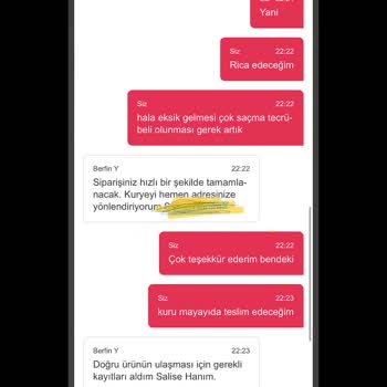 Yemeksepeti Eksik Ve Yanlış Ürün