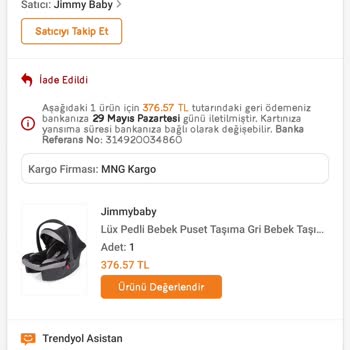 Trendyol Anlamsız İade Talebi