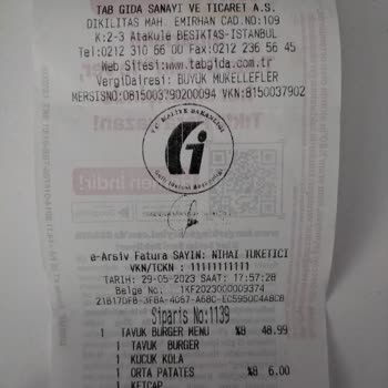 Burger King Çürük Malzeme Kullanımı