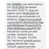 Turkcell Data Hattı Fatura