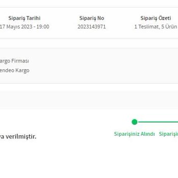 Aqua Di Polo Sipariş Edilen Ürünün Gelmemesi