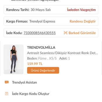 Trendyol Express İade Kargo Alımı