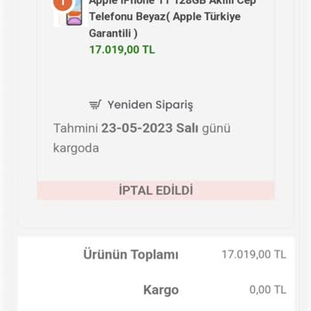 Param İptal Edilen Paranın İadesi