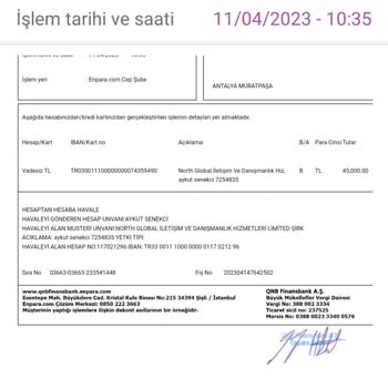 Enpara North Global Danışmanlık Hizmetleri'ne 95 Bin TL Ve 100 Dolar Yatırdım, Paramı Çekemiyorum