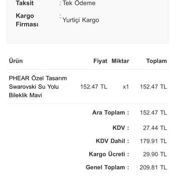 Phear Co Yanlış Ürün Yolladı