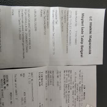 LCW Firmasının Ürünündeki Hatayı Kabul Etmemesi