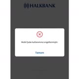 Halkbank Mobil Bankacılık Engelini Kaldırmıyor