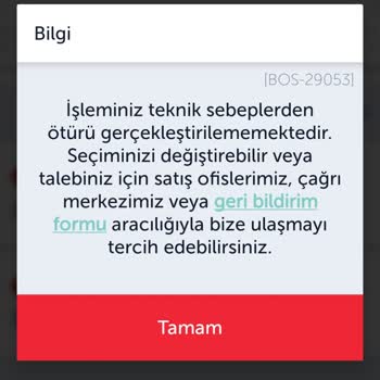 THY Uçak Bileti Değişiklik Talebi