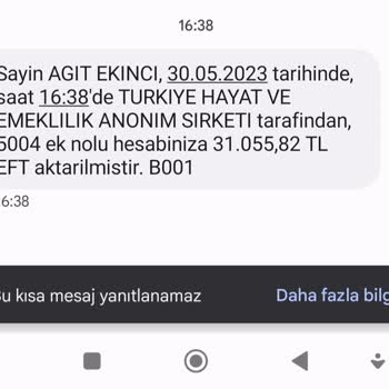 Türkiye Hayat Emeklilik BES Çıkış Hesaplamaları