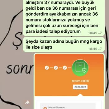 Selin Shoes İade İle İlgilenmeme