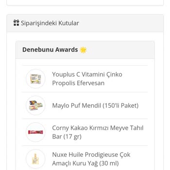 Nuxe Denebunu.com Un Ürün Ölçü Boyut Yalanı