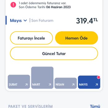 Turkcell'den Gelen Haksız Fatura