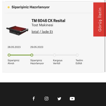 Sıfır Kutudan Yeni Çıkardığım Arçelik Marka TM 6046 Çalışmıyor