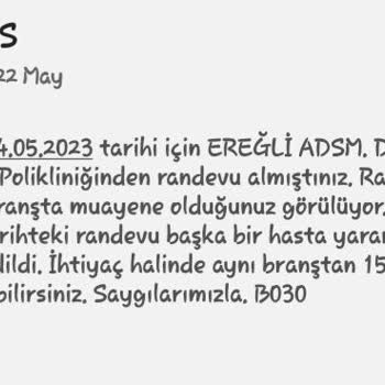 MHRS Sistemin Randevuyu İptal Etmesi