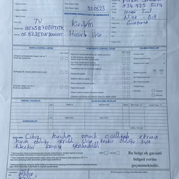 Vatan Bilgisayar Paketleme Hatasından Dolayı Kırık Olan Televizyonun Geri Alınmaması
