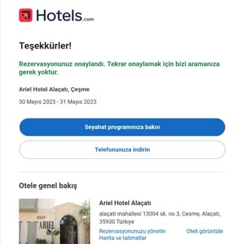 Ariel Hotel Alaçatı Ekstra Ücret Ve Rezervasyon İptali Sıkıntısı