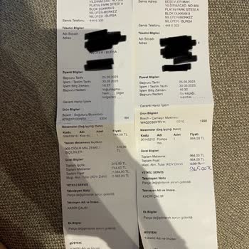 Bosch Servis Talebinin Çok Geç Verilmesi