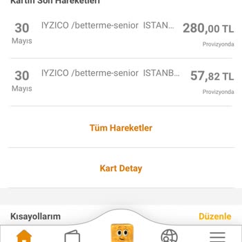 Betterme İzinsiz Karttan Çekim Yapıldı