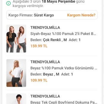 Sürat Kargo İle Çalışmak İstemiyorum