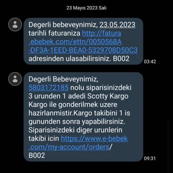 ebebek Geç Kargo Müşteri Temsilcisine Asla Ulaşamamak