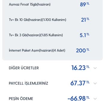 Turkcell Otomatik 50 TL'lik İnternet Alıyor İznim Dışında