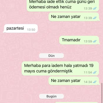 Loch Butik İade Yapmıyor Müşteri Hizmetleri Cevap Vermiyor