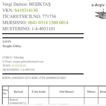 Skechers Kurumsal Fatura Gönderilmiyor