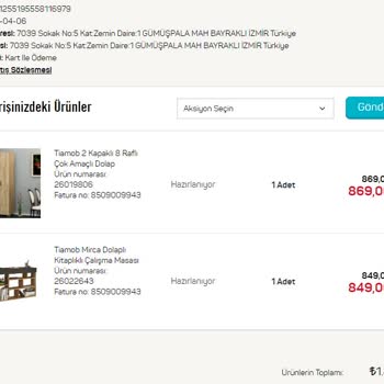 A101 Ürünü Göndermiyor, İptalini De Yapmıyor.