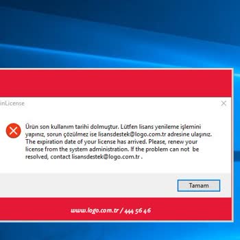 Logo Yazılım Logo Gowings Destek Alamıyoruz.