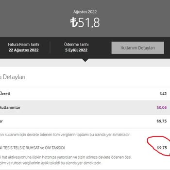 Vodafone Fazladan Ücret Alma