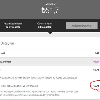 Vodafone Fazladan Ücret Alma