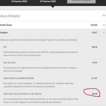 Vodafone Fazladan Ücret Alma