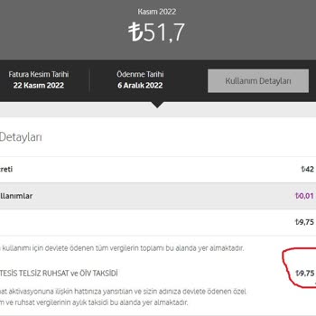 Vodafone Fazladan Ücret Alma